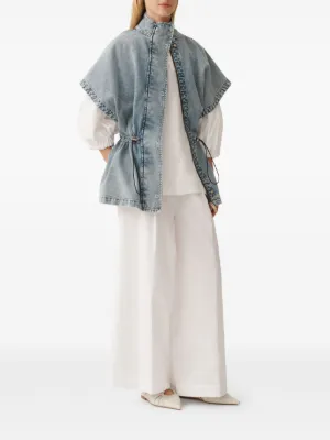 【★要注目★】fabiana filippi ☆ デニム ジャケット Fabiana Filippi デニムジャケット | ホワイト | FARFETCH JP