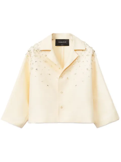 Fabiana Filippi pearl detailing jacket