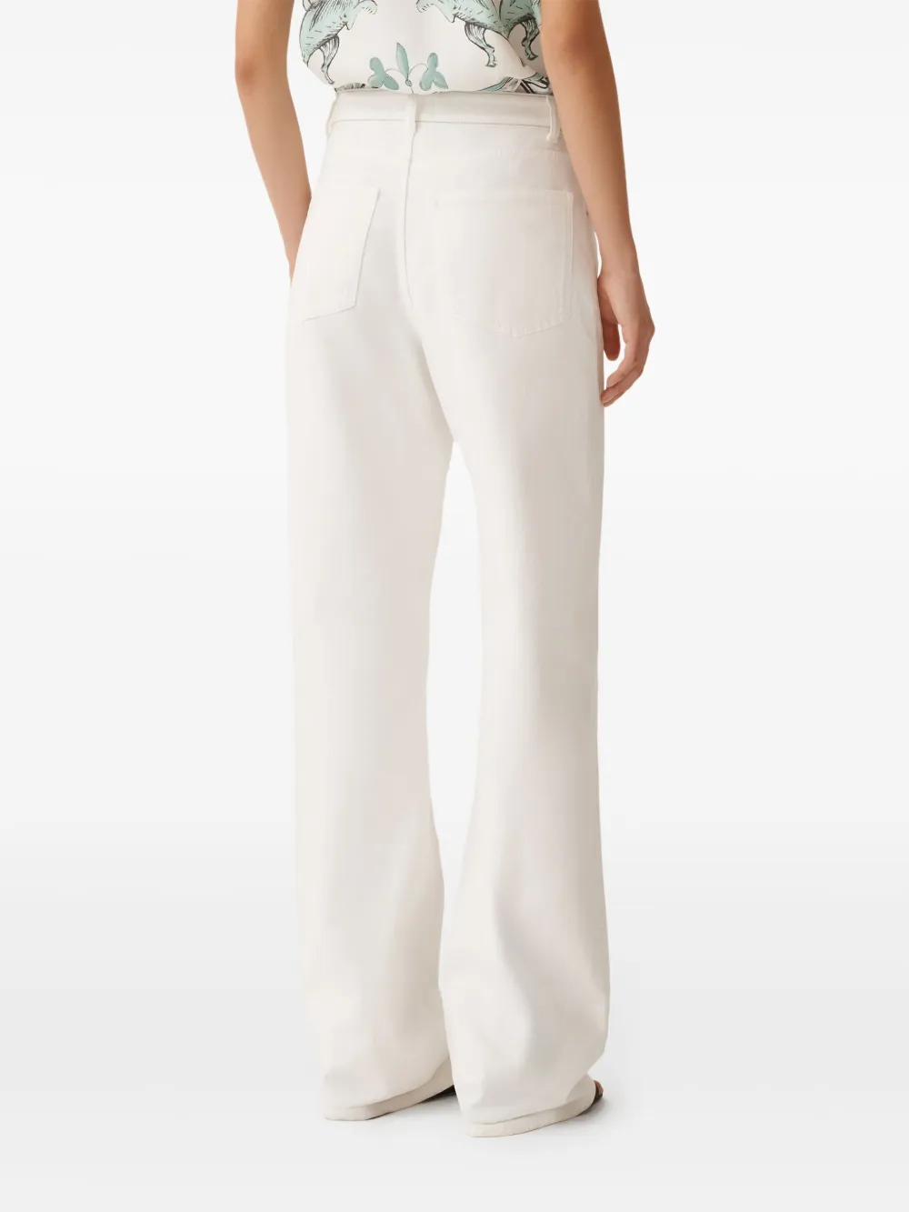 Fabiana Filippi Flared broek Wit