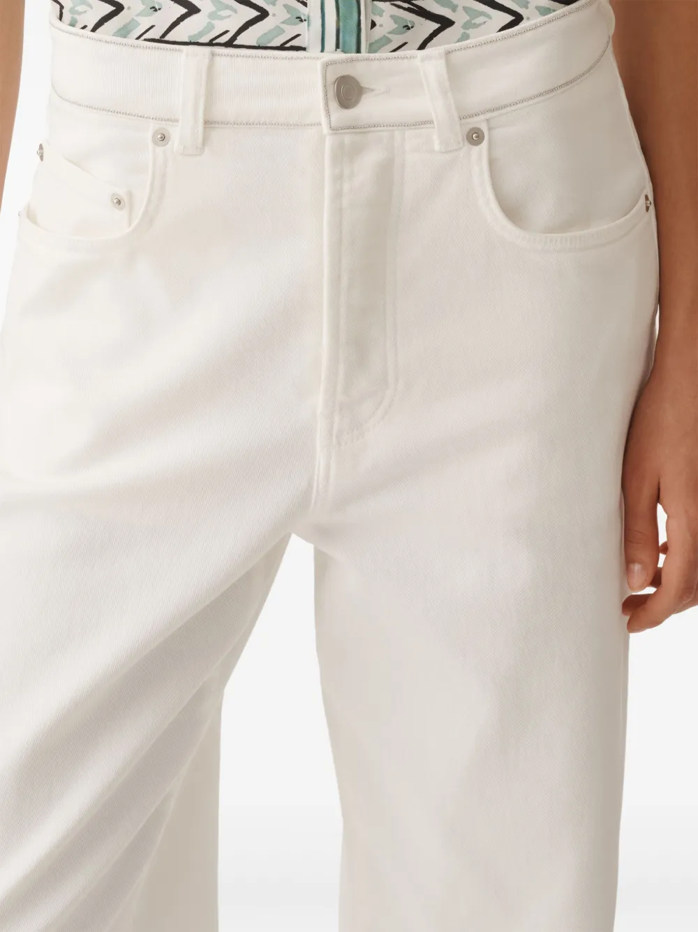 Fabiana Filippi Flared broek Wit