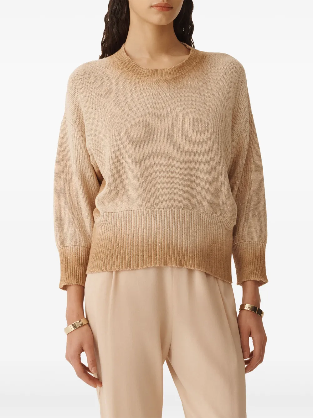 Fabiana Filippi Trui met kleurverloop Beige