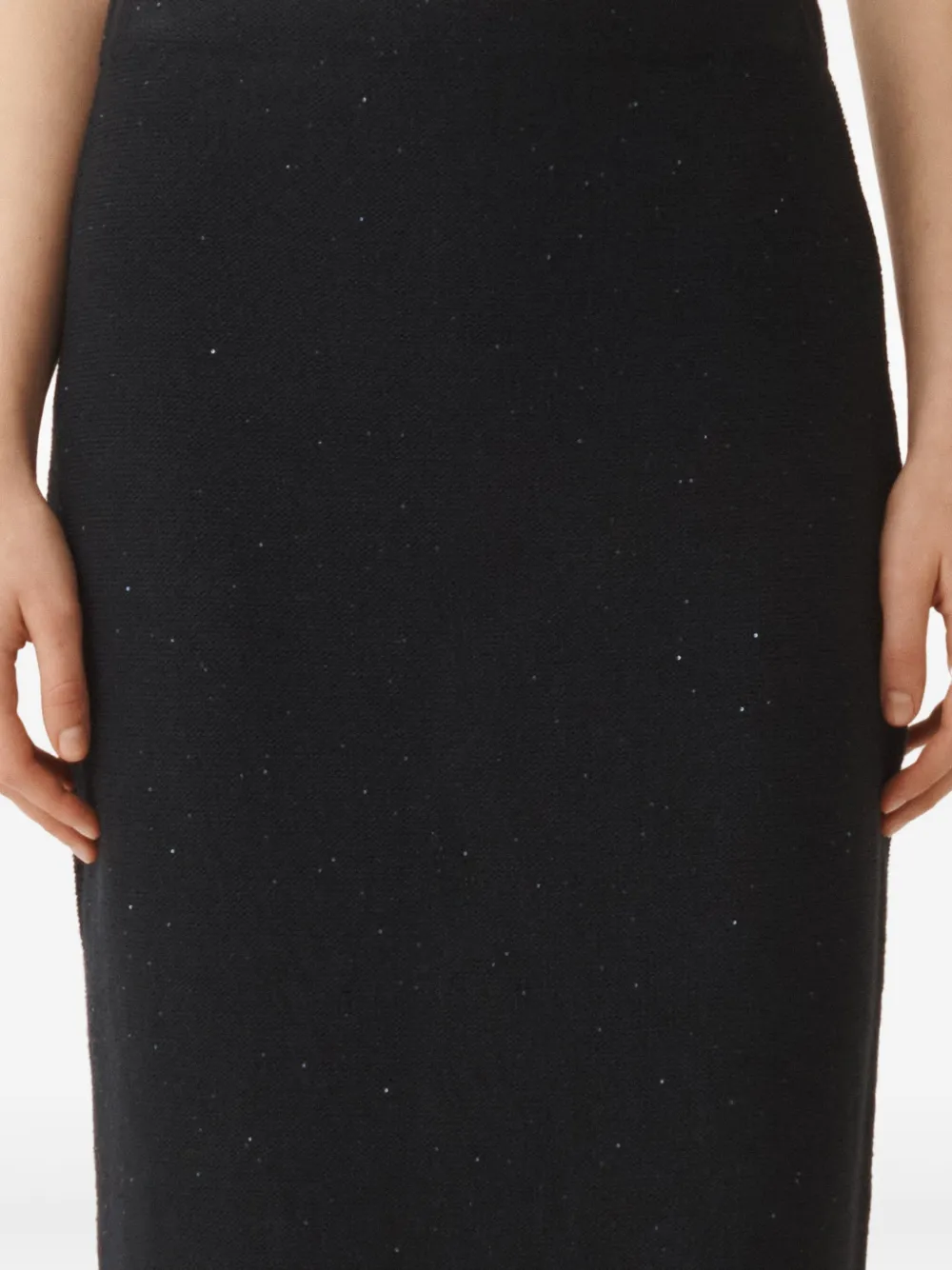 Fabiana Filippi Midi-rok met pailletten Blauw