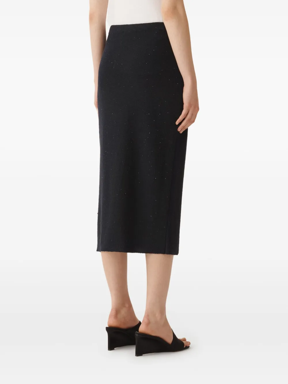 Fabiana Filippi Midi-rok met pailletten Blauw