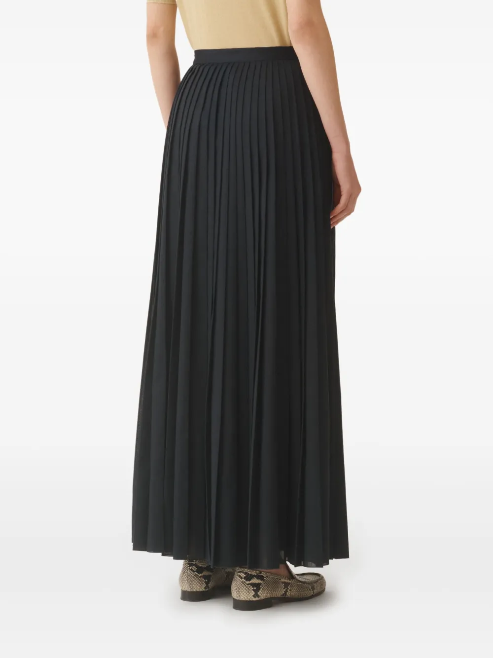 Fabiana Filippi Maxi-plooirok Blauw