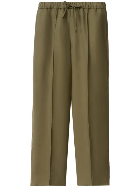 Fabiana Filippi bead-detail trousers