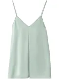 Fabiana Filippi inverted-pleat tank top - Green
