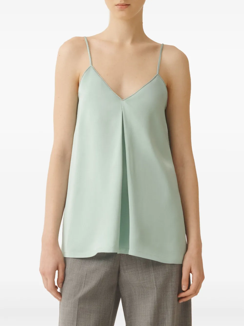 Fabiana Filippi Geplooide tanktop Groen