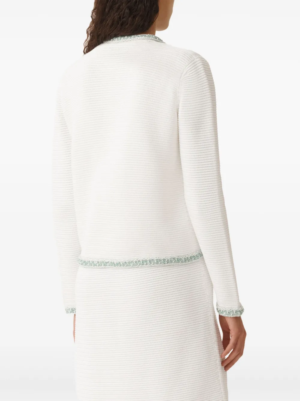 Fabiana Filippi Sequin-embellishment Jacket In White