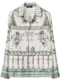 Fabiana Filippi graphic-print shirt - White