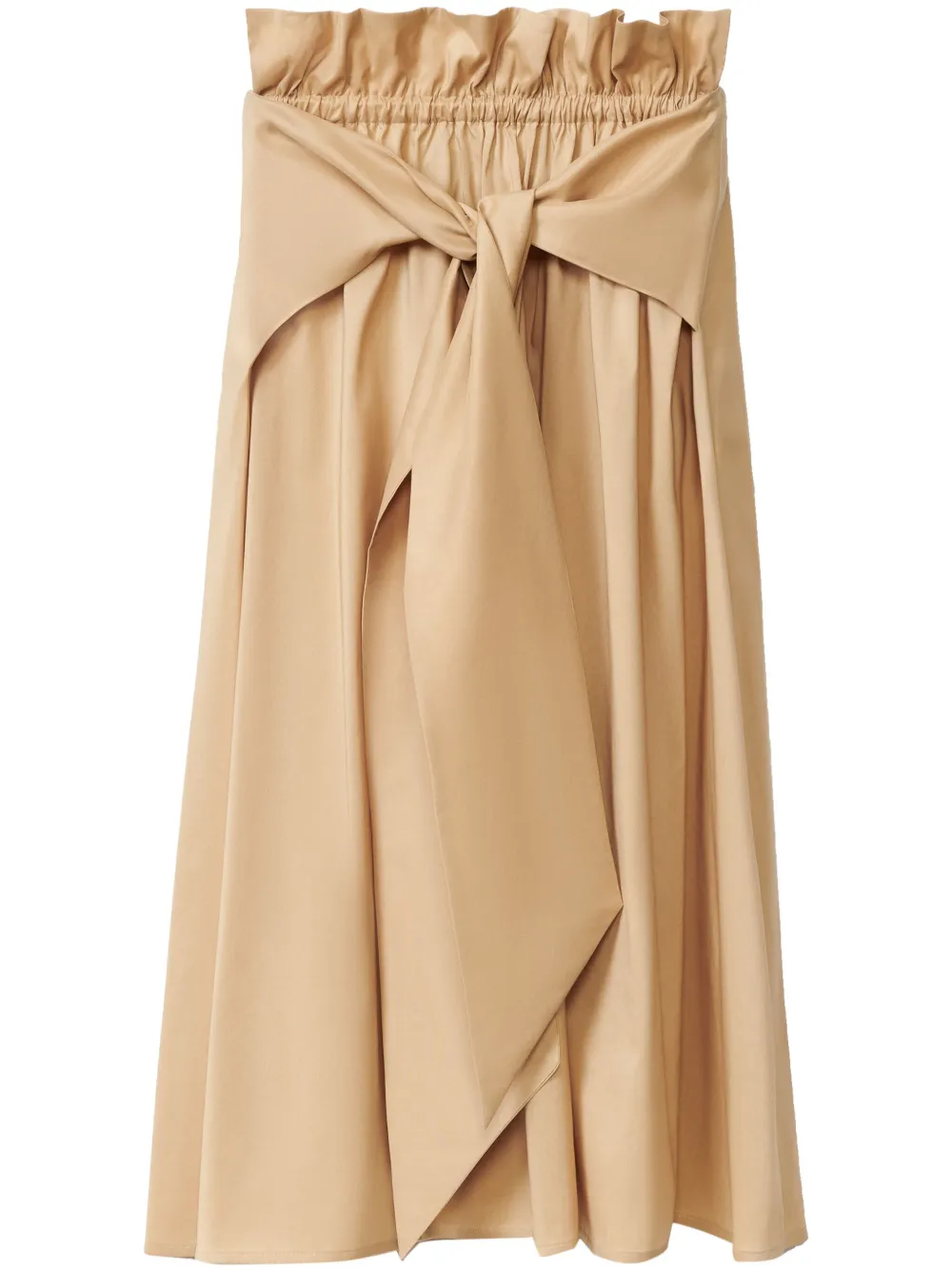 Fabiana Filippi tied-waist midi skirt Beige