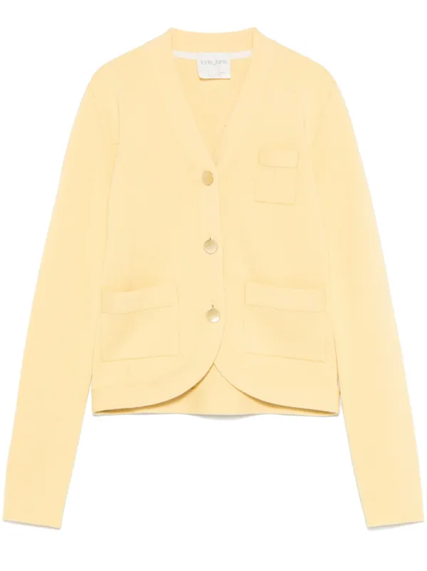 forte forte ニットカーディガン Forte Forte ニット カーディガン | イエロー | FARFETCH JP