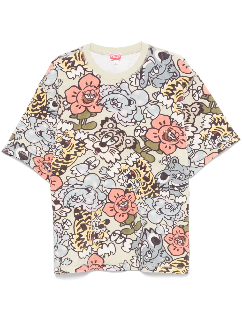 Kenzo x Verdy T-shirt met grafische print Groen