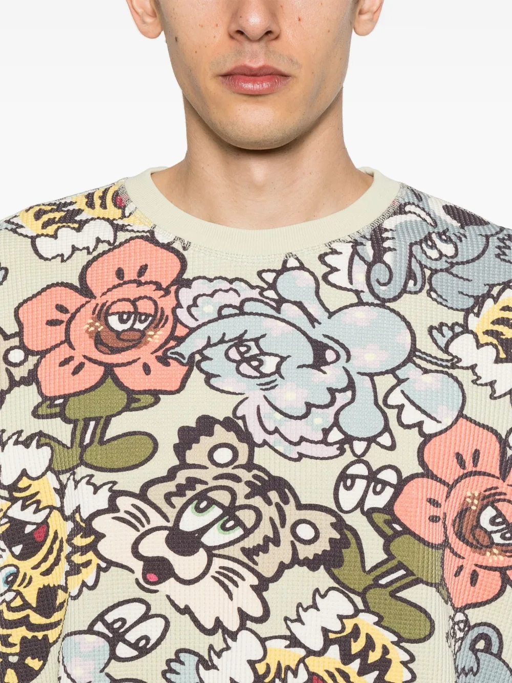 Kenzo x Verdy T-shirt met grafische print Groen