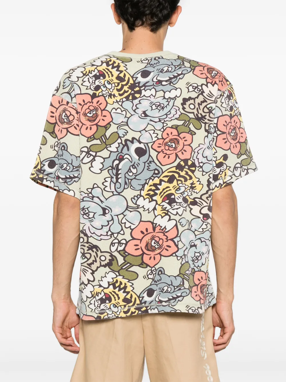 Kenzo x Verdy T-shirt met grafische print Groen