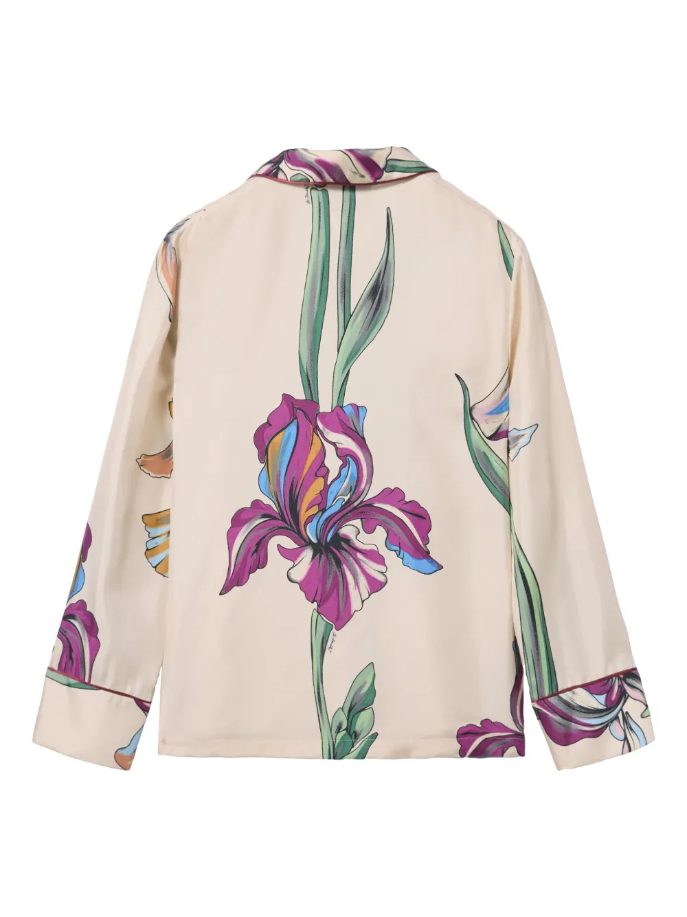 La DoubleJ Zijden blouse Beige