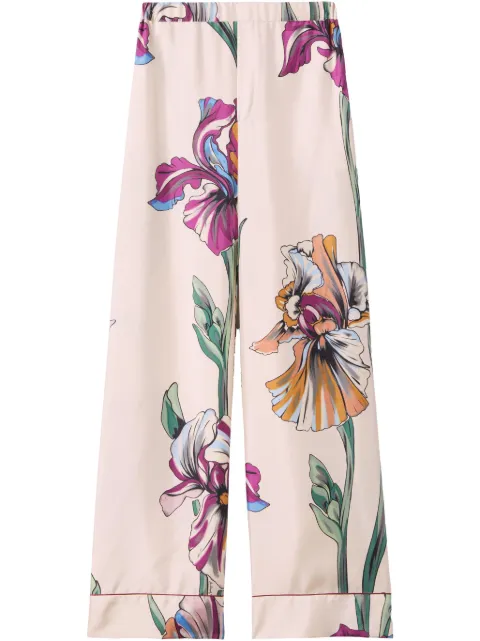 La DoubleJ pantalones con estampado floral