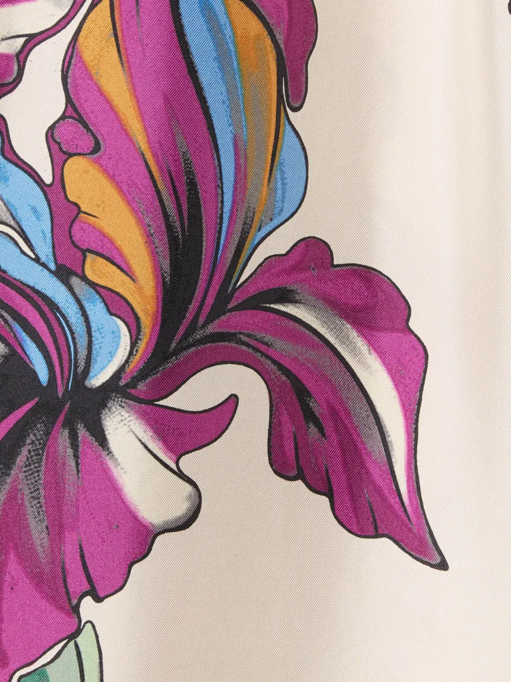 La DoubleJ Broek met bloemenprint Beige