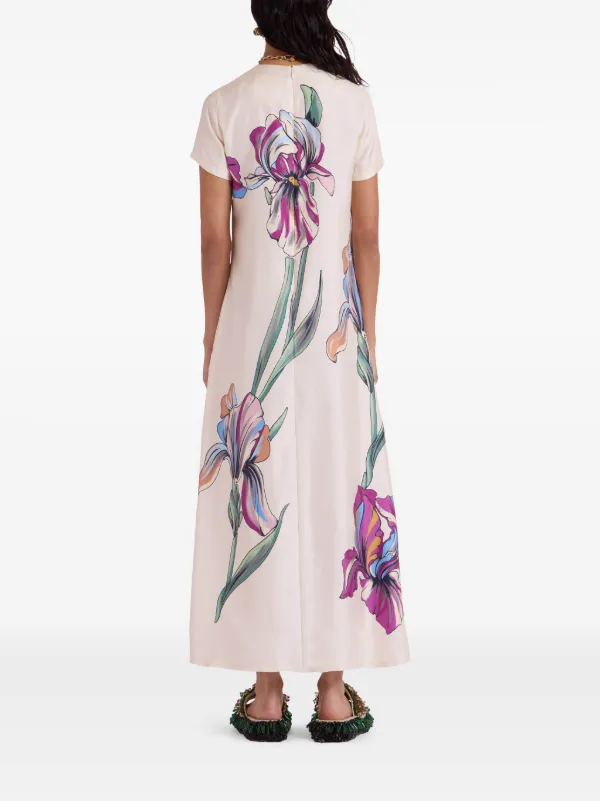 la doublej swing midi dress Swing Dress in Derby Lime for Women