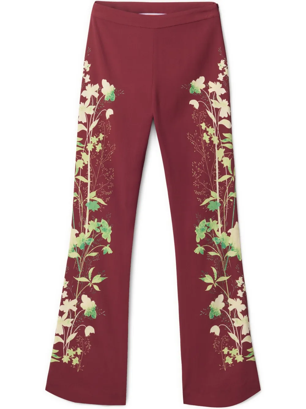 La DoubleJ Broek met print Rood