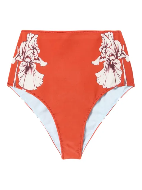 La DoubleJ bikini bottom con estampado floral