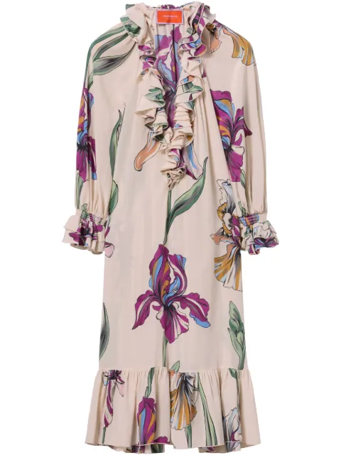 La DoubleJ Jude floral-print midi dress