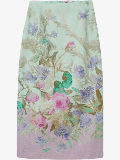 La DoubleJ Saia com estampa floral corrida