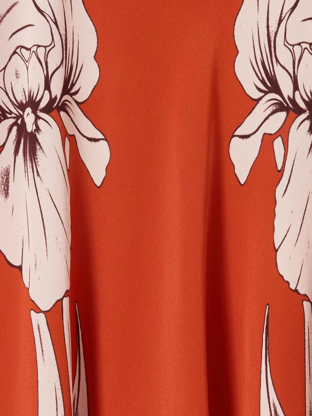 Shop La Doublej Marlene Midi Dress In Orange