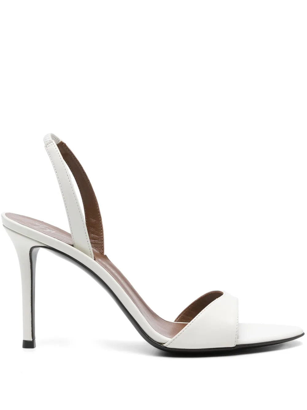 Giuseppe Zanotti 90mm leather sandals White