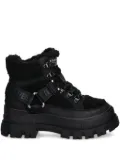 Buffalo chunky platform lace-up boots - Black