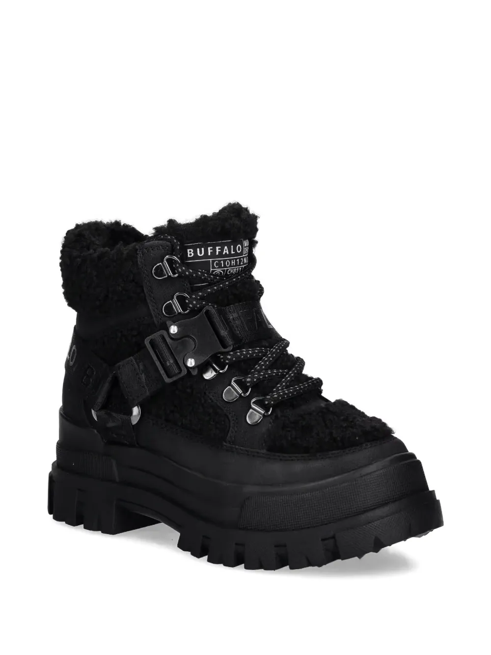 Buffalo chunky platform lace-up boots | Biker Boots | Image 2