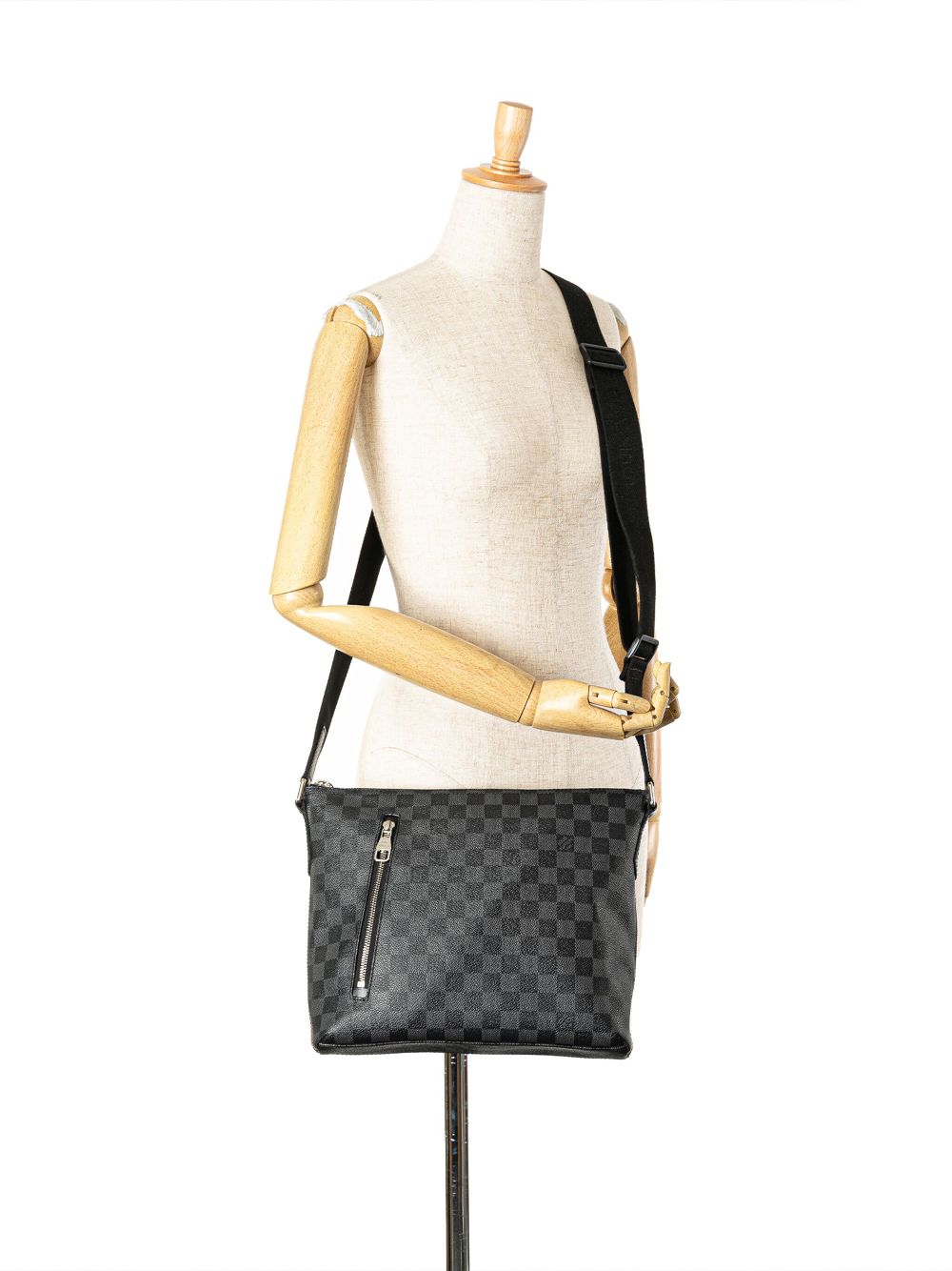 Louis Vuitton Pre-Owned 2013 Damier Graphite Mick PM crossbody bag - Zwart