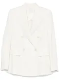 Eleventy double-breasted blazer - White