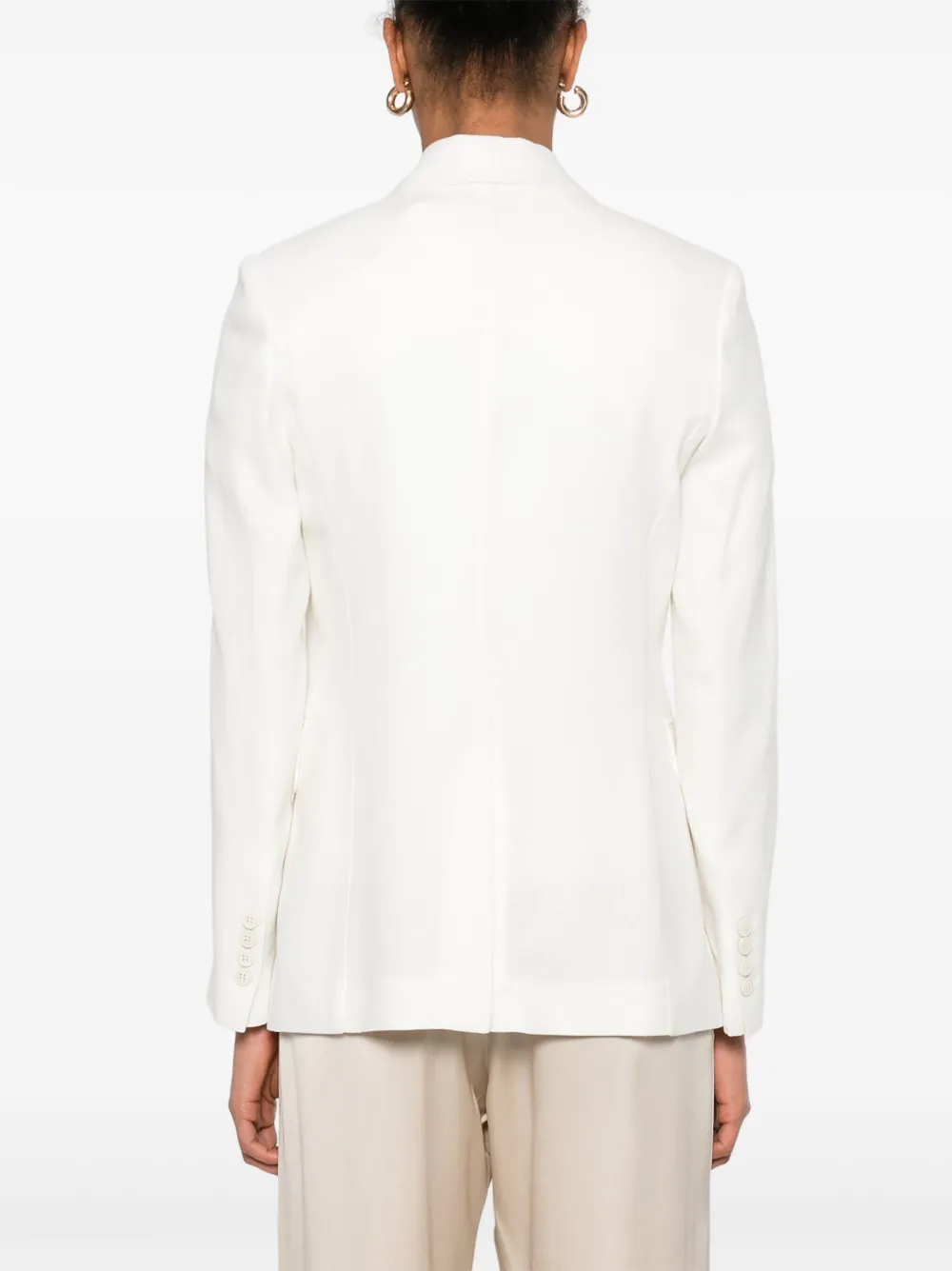 Eleventy Blazer met dubbele rij knopen Wit