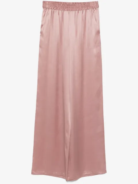 Eleventy plain silk trousers