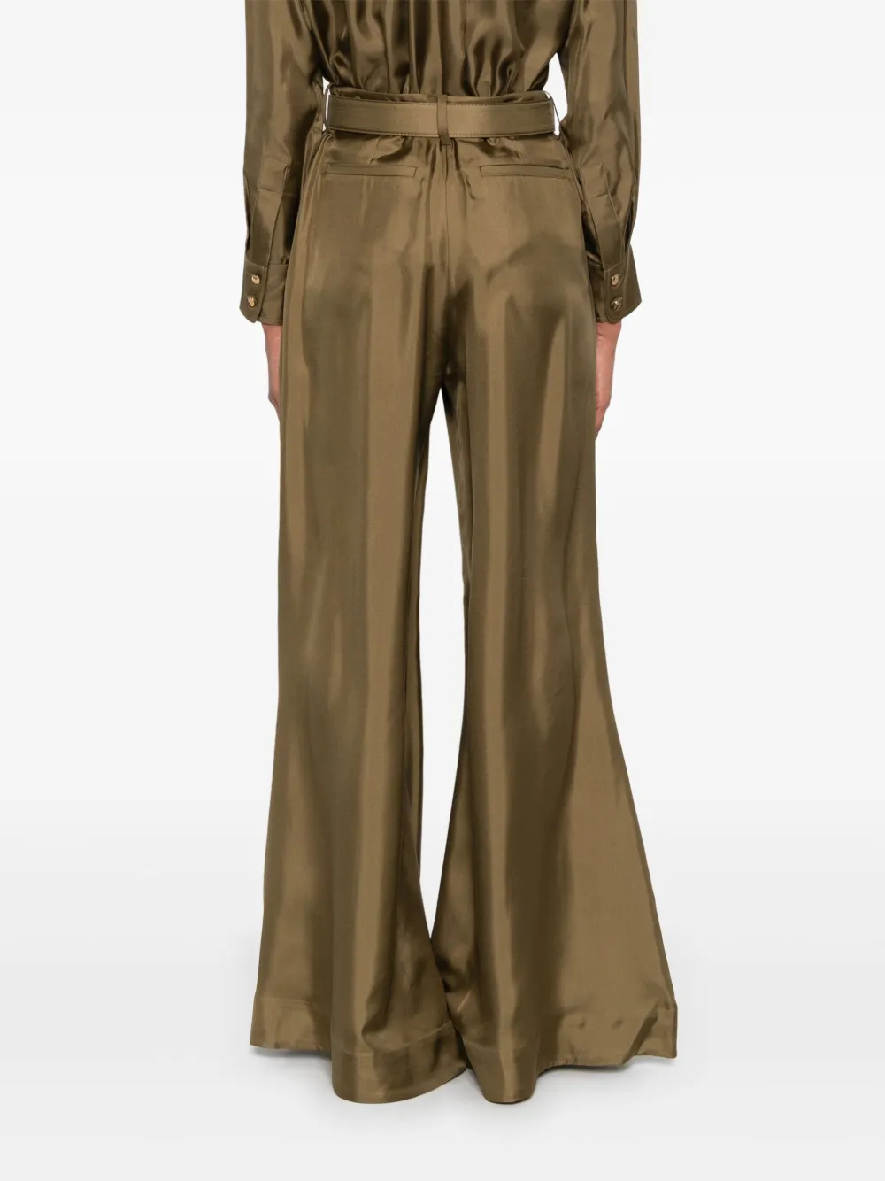 ZIMMERMANN Crush broek Groen