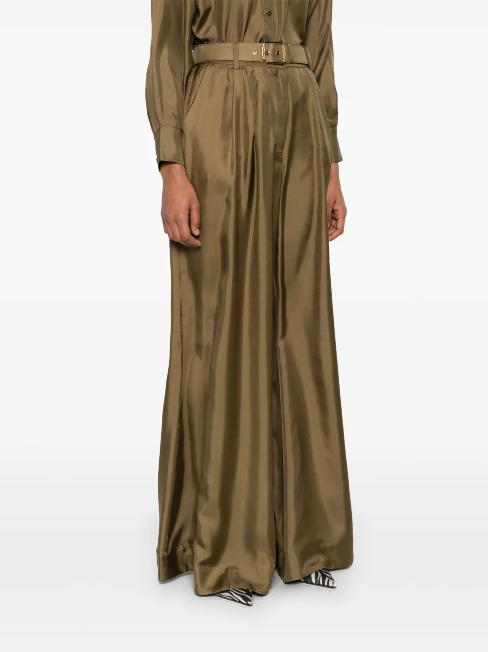 ZIMMERMANN Crush broek Groen