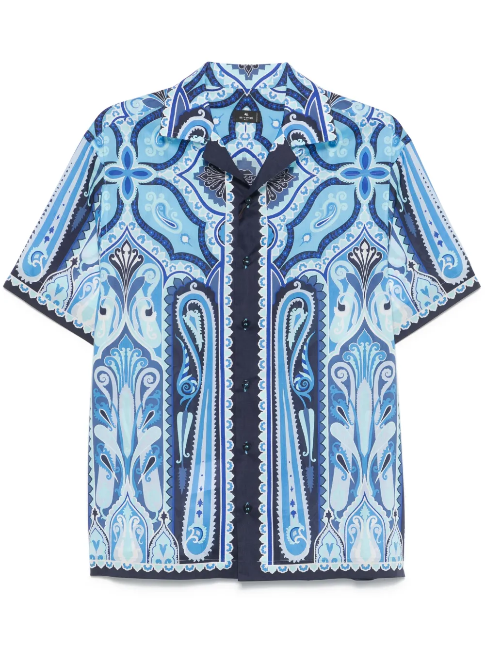 ETRO Overhemd met paisley-print Blauw