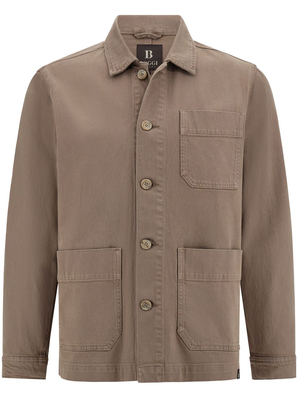 Boggi Milano work shirt jacket - Brown