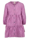 Caffe' D'orzo textured dress - Purple