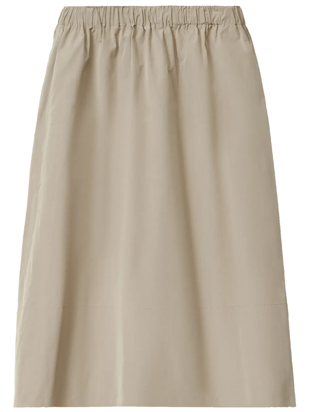 Fabiana Filippi elasticated-waistband midi skirt Beige