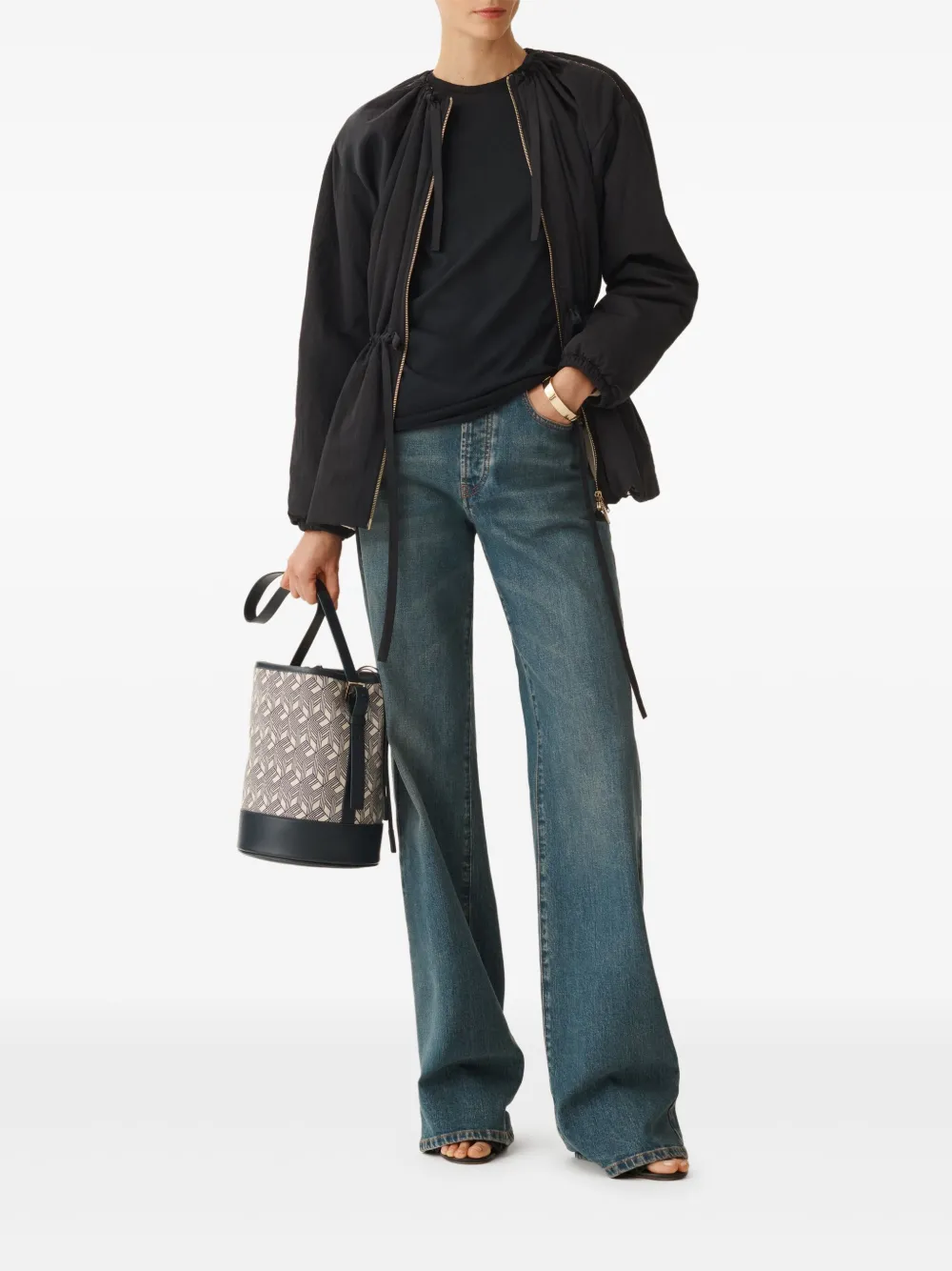Fabiana Filippi T-shirt met ronde hals Zwart