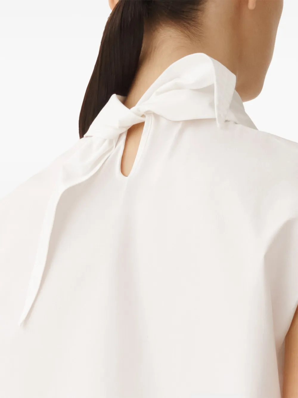 Fabiana Filippi Blouse met halternek Wit