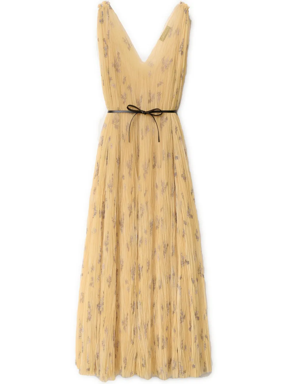 FABIANA FILIPPI TIE-FASTENING MIDI DRESS 