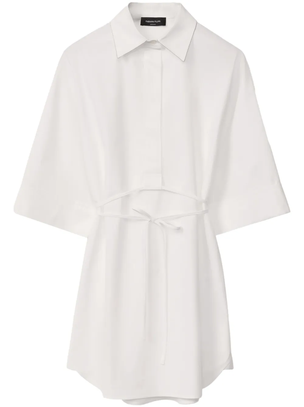 Fabiana Filippi Blouse met klassieke kraag Wit