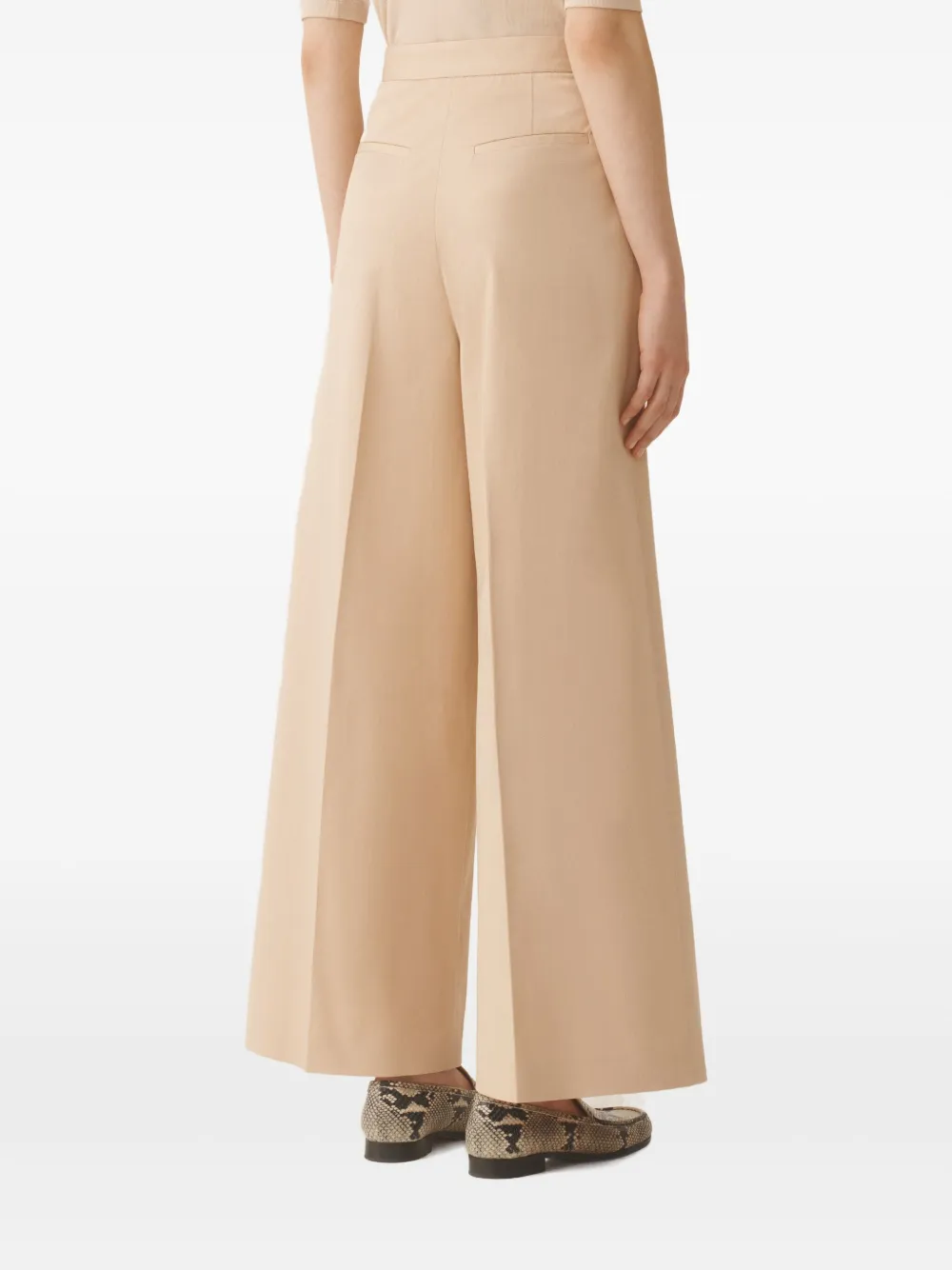 Fabiana Filippi Palazzo plooibroek Beige