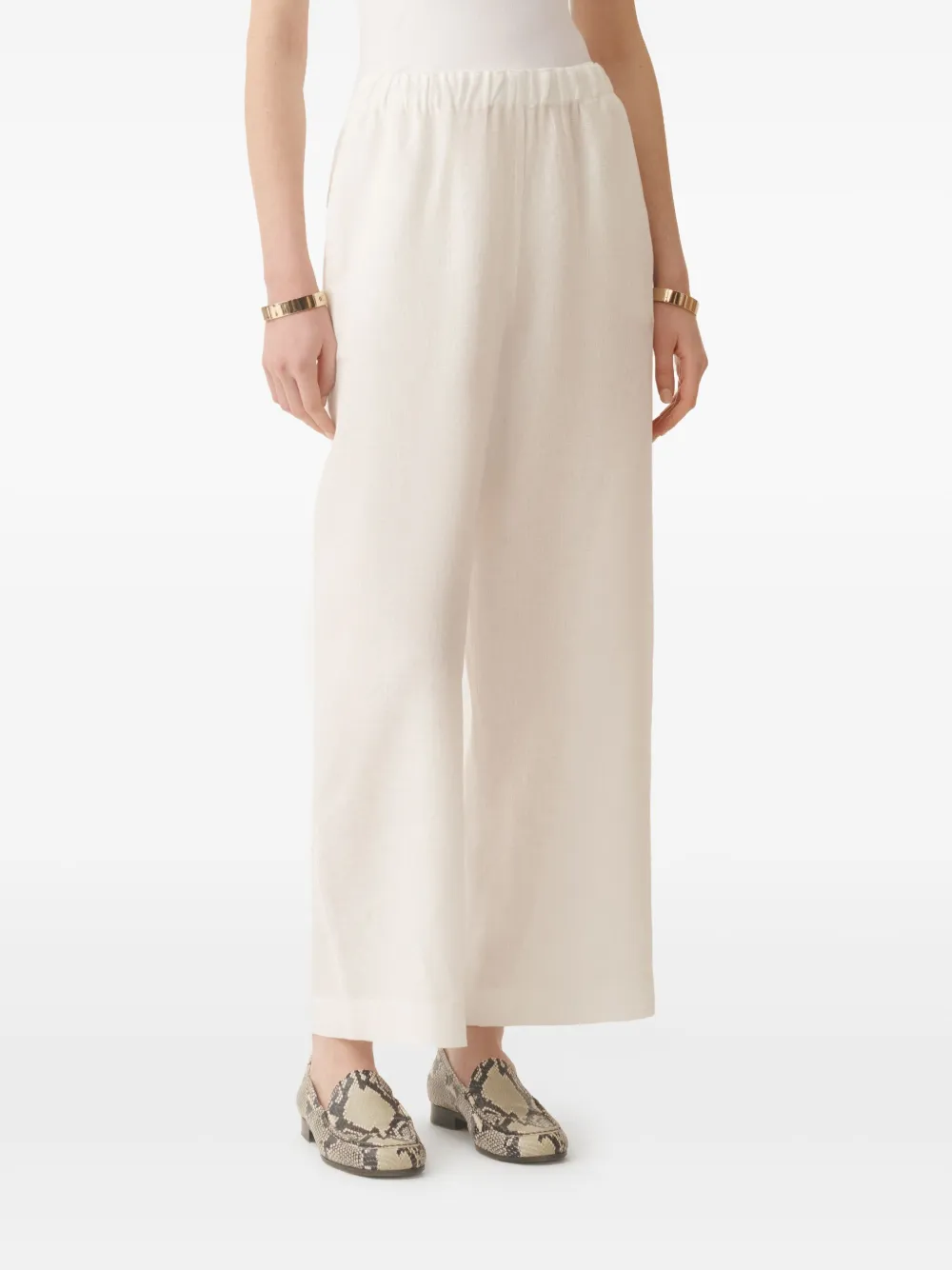 Fabiana Filippi Straight broek Wit