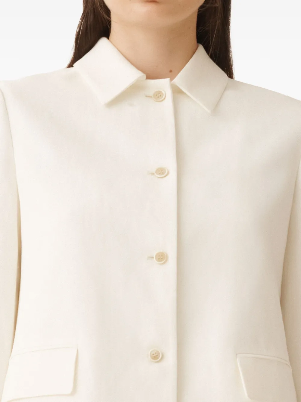 Fabiana Filippi Button-down jack Wit