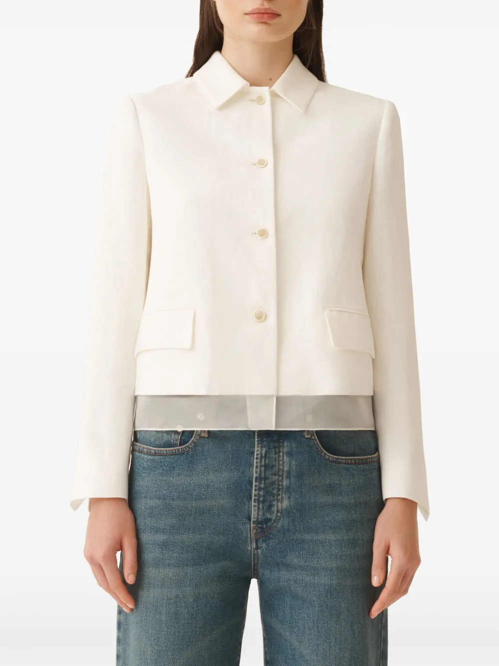 Fabiana Filippi Button-down jack Wit