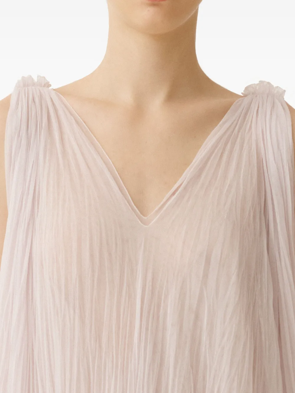 Fabiana Filippi Midi-jurk met striksluiting Roze