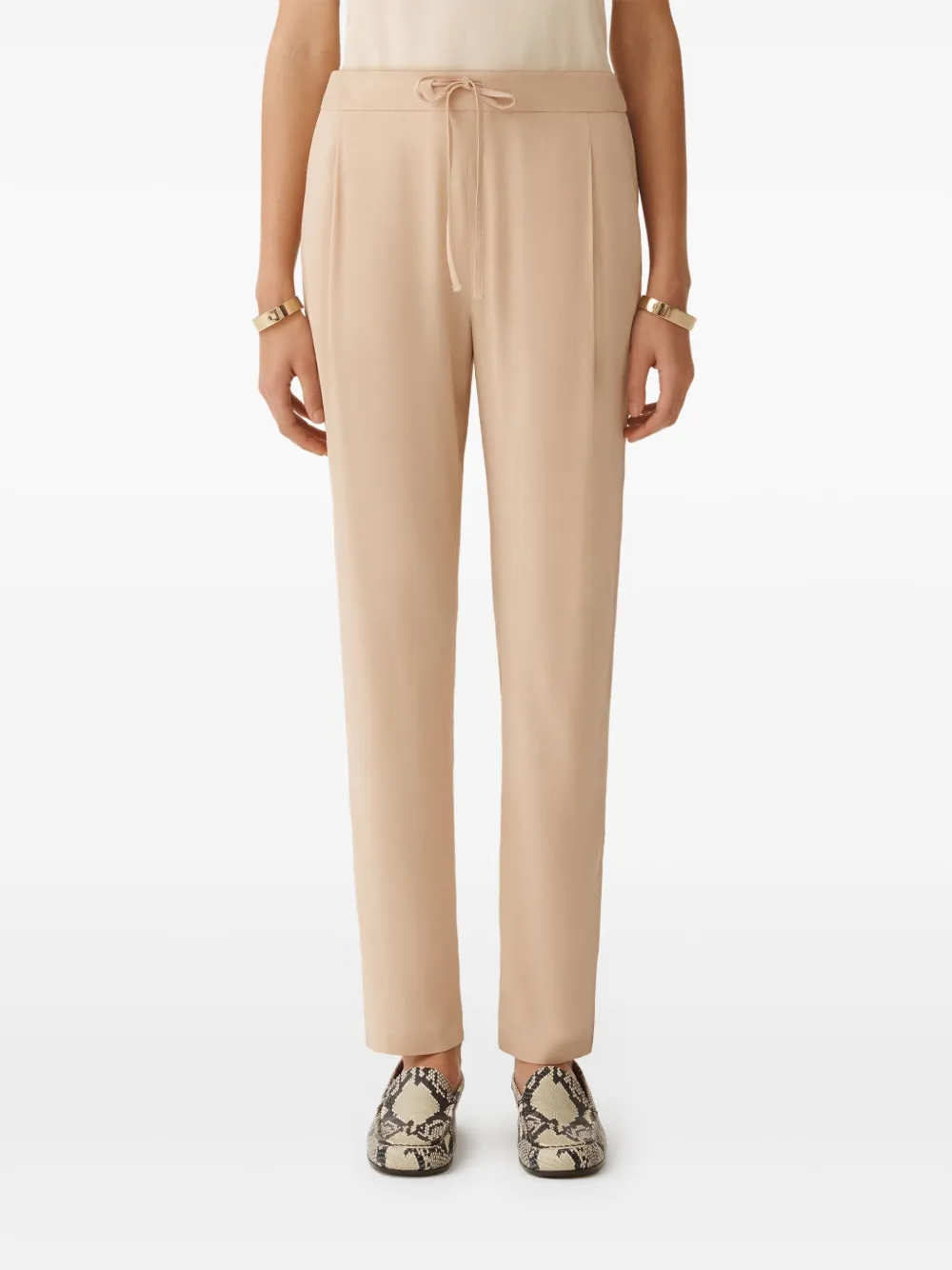 Fabiana Filippi Broek met kralendetail Bruin